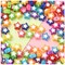 BeadTin Transparent 9mm Star Plastic Beads - White Core (Box/9 Colors)